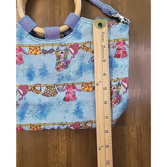 Vintage Anne Ormsby Surviving Stress Canvas Handbag Crossbody - Picture 6 of 11